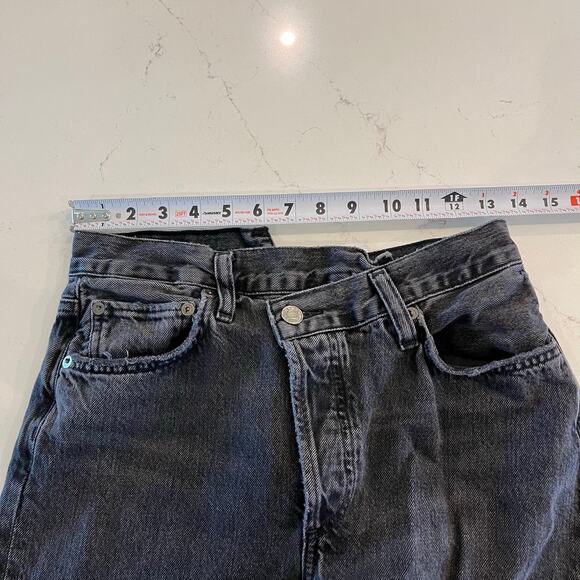 Agolde Criss Cross Straight Jeans in Shambles size 26 - Picture 10 of 13